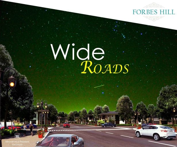 Wide roads